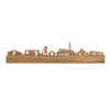 Skyline Hoogezand Eiken houten cadeau decoratie relatiegeschenk van WoodWideCities