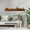 Skyline Jakarta Palissander houten cadeau decoratie relatiegeschenk van WoodWideCities