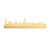 Skyline Julianadorp Metallic Goud gerecycled kunststof cadeau decoratie relatiegeschenk van WoodWideCities