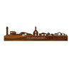 Skyline Julianadorp Palissander houten cadeau decoratie relatiegeschenk van WoodWideCities