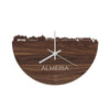 Skyline Klok Almeria Noten houten cadeau decoratie relatiegeschenk van WoodWideCities