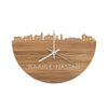 Skyline Klok Baarle-Nassau Eiken houten cadeau decoratie relatiegeschenk van WoodWideCities