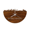 Skyline Klok Baarle-Nassau Palissander houten cadeau decoratie relatiegeschenk van WoodWideCities