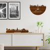 Skyline Klok Bennekom Palissander houten cadeau decoratie relatiegeschenk van WoodWideCities