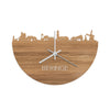 Skyline Klok Beringe Eiken houten cadeau decoratie relatiegeschenk van WoodWideCities