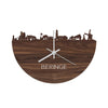 Skyline Klok Beringe Noten houten cadeau decoratie relatiegeschenk van WoodWideCities