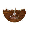 Skyline Klok Beringe Palissander houten cadeau decoratie relatiegeschenk van WoodWideCities