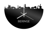 Skyline Klok Beringe Zwart Glanzend