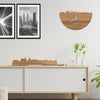 Skyline Klok Best Eiken houten cadeau decoratie relatiegeschenk van WoodWideCities