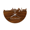 Skyline Klok Bolsward Palissander houten cadeau decoratie relatiegeschenk van WoodWideCities