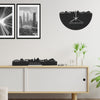 Skyline Klok Breukelen Black Zwart houten cadeau decoratie relatiegeschenk van WoodWideCities