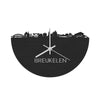 Skyline Klok Breukelen Black Zwart houten cadeau decoratie relatiegeschenk van WoodWideCities