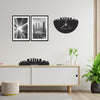 Skyline Klok Charlotte Black Zwart houten cadeau decoratie relatiegeschenk van WoodWideCities