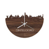 Skyline Klok Dinteloord Noten houten cadeau decoratie relatiegeschenk van WoodWideCities