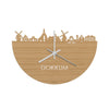 Skyline Klok Dokkum Bamboe houten cadeau decoratie relatiegeschenk van WoodWideCities