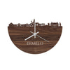 Skyline Klok Ermelo Noten houten cadeau decoratie relatiegeschenk van WoodWideCities