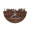 Skyline Klok Franeker Noten houten cadeau decoratie relatiegeschenk van WoodWideCities