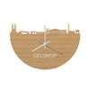 Skyline Klok Geldrop Bamboe houten cadeau wanddecoratie relatiegeschenk van WoodWideCities