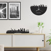 Skyline Klok Geleen Black Zwart houten cadeau decoratie relatiegeschenk van WoodWideCities