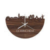 Skyline Klok Gorinchem Noten houten cadeau wanddecoratie relatiegeschenk van WoodWideCities