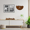 Skyline Klok Haren Palissander houten cadeau decoratie relatiegeschenk van WoodWideCities