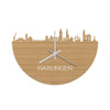 Skyline Klok Harlingen Bamboe houten cadeau decoratie relatiegeschenk van WoodWideCities