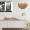 Skyline Klok Heerde Eiken houten cadeau decoratie relatiegeschenk van WoodWideCities