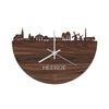 Skyline Klok Heerde Noten houten cadeau decoratie relatiegeschenk van WoodWideCities