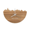 Skyline Klok Helden Eiken houten cadeau decoratie relatiegeschenk van WoodWideCities