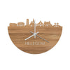 Skyline Klok Hillegom Eiken houten cadeau decoratie relatiegeschenk van WoodWideCities