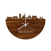 Skyline Klok Hillegom Palissander houten cadeau decoratie relatiegeschenk van WoodWideCities