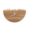 Skyline Klok Hoofddorp Eiken houten cadeau wanddecoratie relatiegeschenk van WoodWideCities