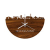 Skyline Klok Hoogezand Palissander houten cadeau decoratie relatiegeschenk van WoodWideCities