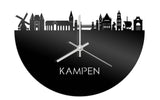 Skyline Klok Kampen Zwart Glanzend