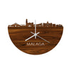 Skyline Klok Malaga Palissander houten cadeau decoratie relatiegeschenk van WoodWideCities