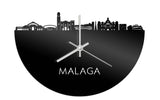 Skyline Klok Malaga Zwart Glanzend