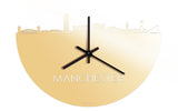 Skyline Klok Manchester Goud Metallic