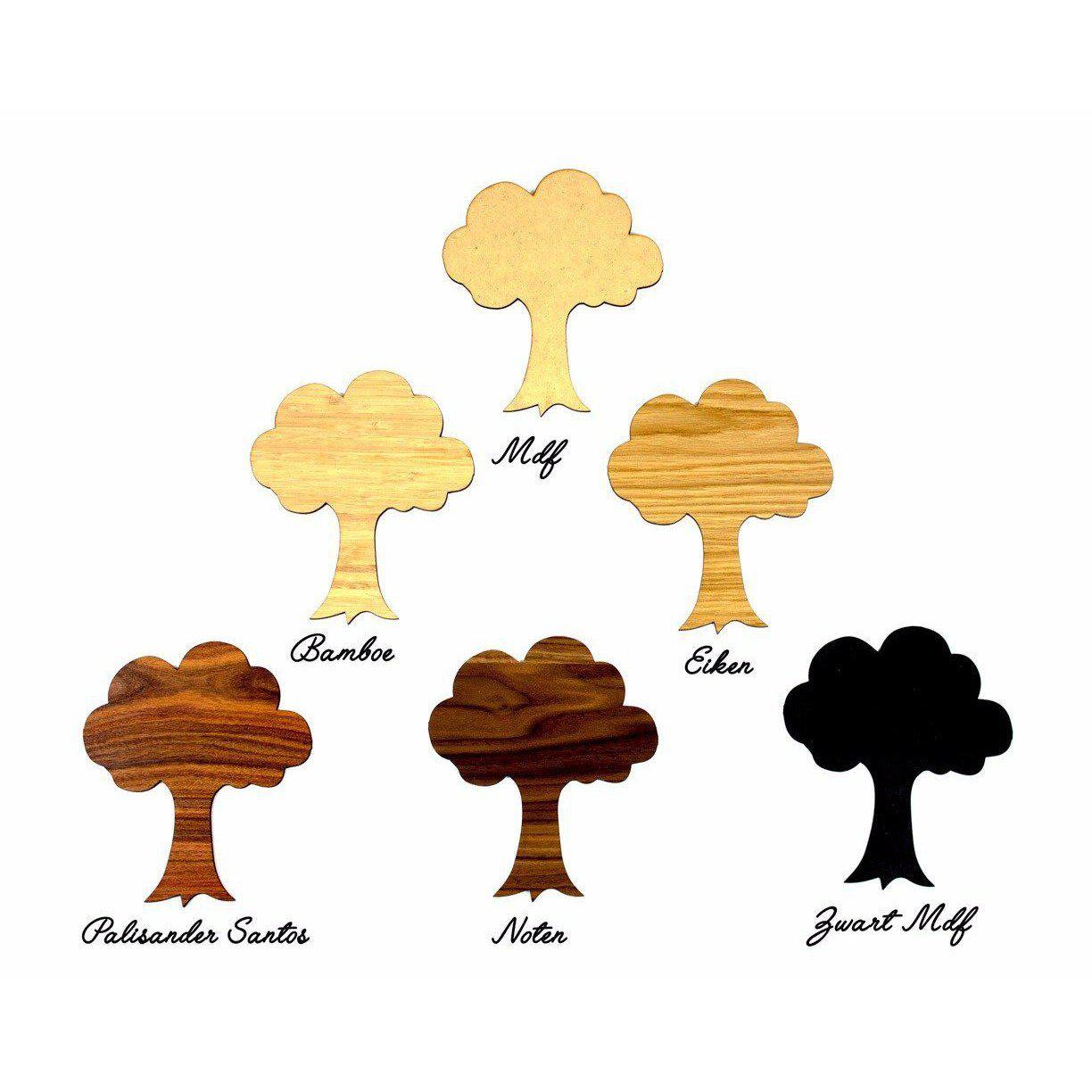 Skyline Klok Moerdijk Eiken houten cadeau decoratie relatiegeschenk van WoodWideCities