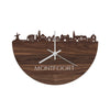 Skyline Klok Montfoort Noten houten cadeau decoratie relatiegeschenk van WoodWideCities