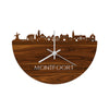 Skyline Klok Montfoort Palissander houten cadeau decoratie relatiegeschenk van WoodWideCities