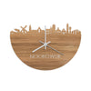 Skyline Klok Noordwijk Eiken houten cadeau decoratie relatiegeschenk van WoodWideCities