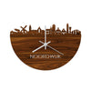 Skyline Klok Noordwijk Palissander houten cadeau decoratie relatiegeschenk van WoodWideCities