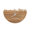 Skyline Klok Ommen Eiken houten cadeau decoratie relatiegeschenk van WoodWideCities