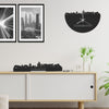 Skyline Klok Oudenbosch Black Zwart houten cadeau decoratie relatiegeschenk van WoodWideCities