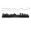 Skyline Klok Palermo Bamboe houten cadeau decoratie relatiegeschenk van WoodWideCities