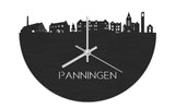 Skyline Klok Panningen Black