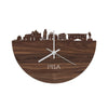 Skyline Klok Pisa Noten houten cadeau decoratie relatiegeschenk van WoodWideCities