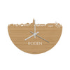 Skyline Klok Roden Bamboe houten cadeau decoratie relatiegeschenk van WoodWideCities