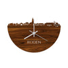 Skyline Klok Roden Palissander houten cadeau decoratie relatiegeschenk van WoodWideCities