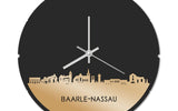 Skyline Klok Rond Baarle-Nassau Goud Metallic